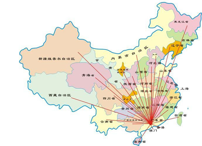 中國銷售網絡